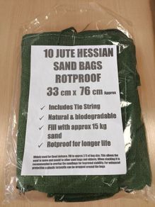 Sandbags Rot Proof Hessian 33cm x 76cm (13'x30')