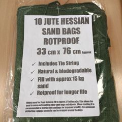 Sandbags Rot Proof Hessian 33cm x 76cm (13'x30')