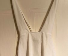 White tennis Sleeveless Flared Dress PRETTYLITTLETHING Size UK 8 / EU 36