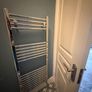 chrome heated towel rail Image 2