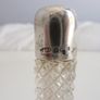 Sterling silver cut glass perfume bottle, 1938 Birmingham Image 2