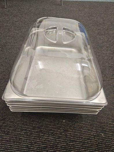 Ice cream/gelato pans and lids