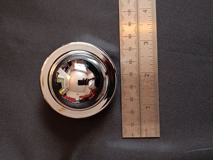 Rare MOMO Chrome Horn Button (Dome)  Genuine JDM