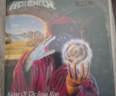 Helloween  Keeper Of The Seven Keys Part I  Blue Vinyl Early EU Press  NM VG