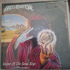 Helloween  Keeper Of The Seven Keys Part I  Blue Vinyl Early EU Press  NM VG