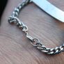 Vintage Solid 925  Sterling Silver Bracelet 9,9g Image 5