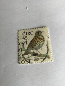 Irish stamp - Song Thrush