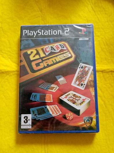 21 card games PlayStation 2 ps2 games Original