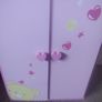 wooden wardrobe for dolls clothes Image 2