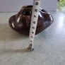 Achill Island Studio Pottery Glazed Browne Flower Bud Vase Irish Hand Made in Ireland Image 2