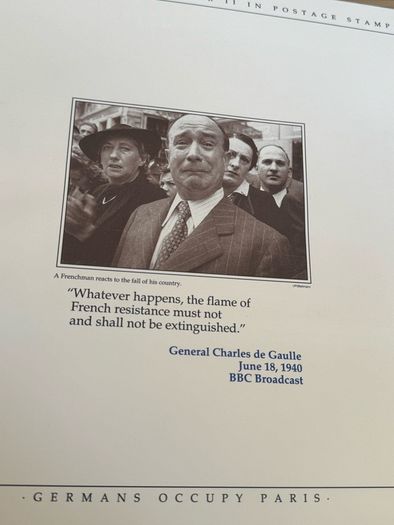 The History of World War II in post stamps