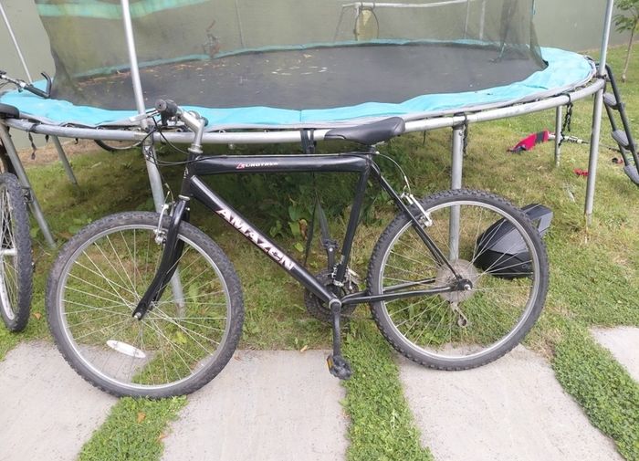 retro adult mountain bike
