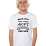 Back off! i have crazy aunt and i'm not afraid of use her t-shirt Image 3