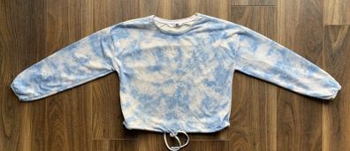 Ladies/Girls Blue Tye-Dye Jumper: Small (suit size 10-12)