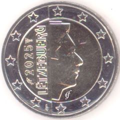 Luxembourg 2 Euro Regular National Coin 2025.Uncirculated.