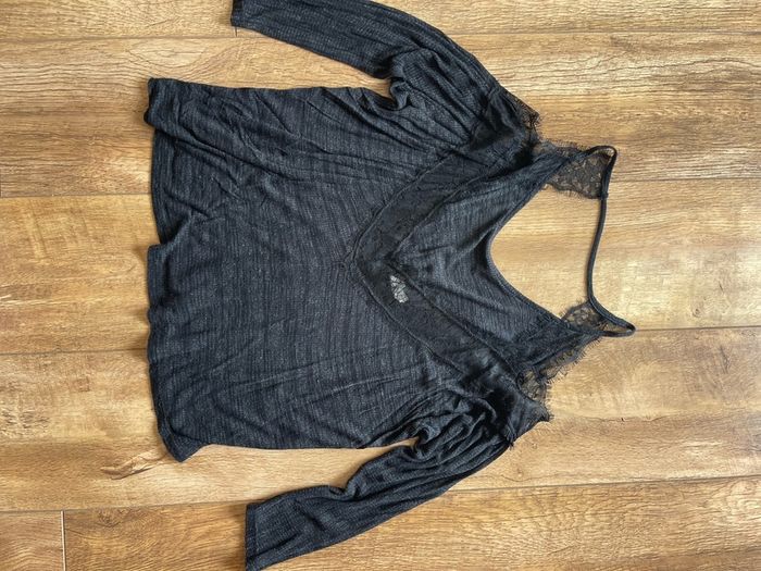 Pins and Needles Lace Cut Out Top