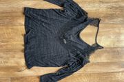 Pins and Needles Lace Cut Out Top