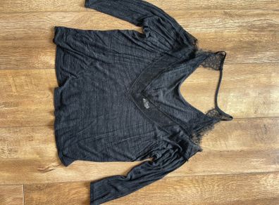 Pins and Needles Lace Cut Out Top