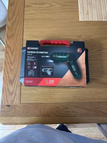 cordless screwdriver