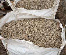 Tonne bags of stone