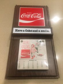 Coca Cola 1982 Calendar RARE
