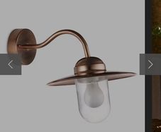 3 x Nordlux Nordlux Luxembourg Outdoor Wall Light, Copper