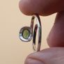 Vintage 925 Sterling Silver Green Tourmaline Ring Natural Gemstone Elegant Handmade Jewelry Image 3