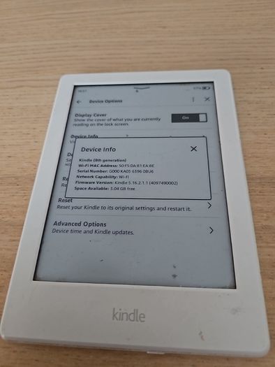 Kindle 8th Gen without Ads
