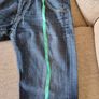 LEE cotton denim shorts unisex 34 inch waist in very good condition see last three photos for exact measurements FREE STANDARD POSTAGE INCLUDED Image 8