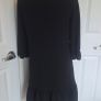 Boohoo black smock mini dress in UK size 12 / EU 40. Image 4