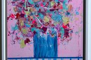 Original Irish Abstract Painting Irish Art Floral Art Original Floral Painting