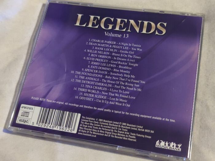 Legends Volume 13 Cd