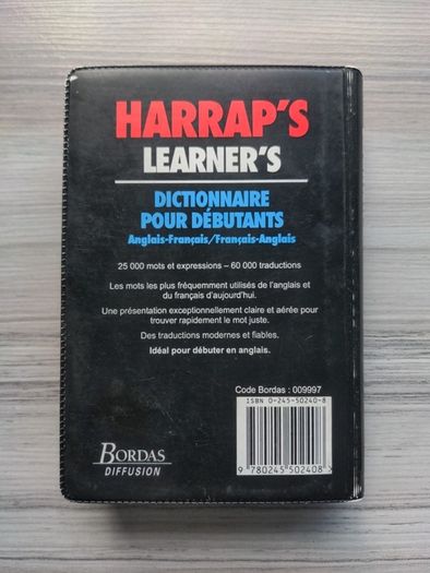 Harraps Learners Dictionaire French