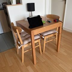 Wooden kitchen table