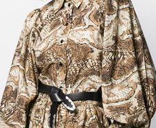 GANNI tiger's eye shirt