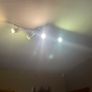 4 LED Ceiling Spotlights on a curved bar. Image 5