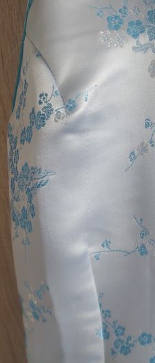 blue Japanese style dress fits X's s