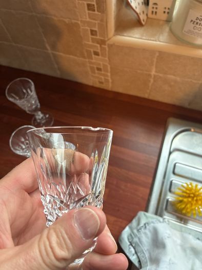 Waterford crystal sherry glasses