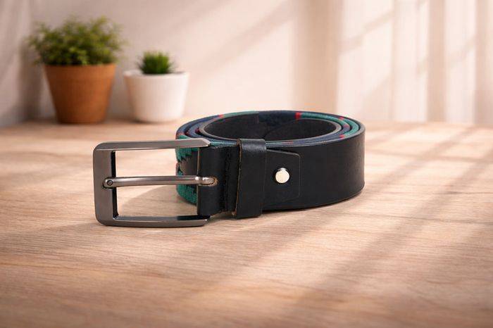 Unisex Genuine Leather Polo Belt Premium Multi-Color Designer Belt