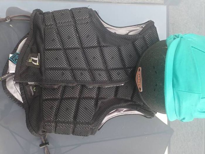 Champion back protector & Horse Riding helmet