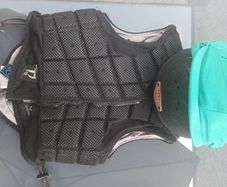 Champion back protector & Horse Riding helmet