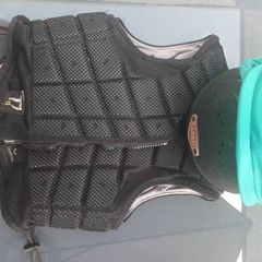 Champion back protector & Horse Riding helmet