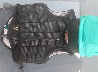 Champion back protector & Horse Riding helmet