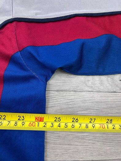 Genuine Vintage 1998 Barcelona Away Jersey Shirt Mens XL Silver