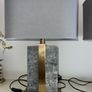 Charleston Lamp marble with brass (2 available) Image 4
