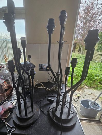 2 Unusual Multi Bulb Lamps