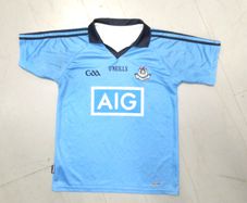 FREE POST Dublin (13 Years) GAA Jersey Gaelic Football Hurling Retro Shirt Baile Atha Cliath Dubs Blue Youths Childs Childrens Boys Girls