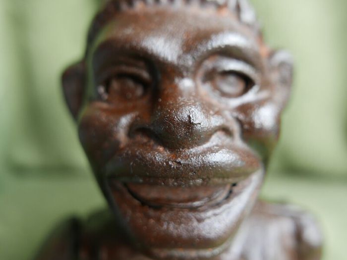 Antique Cast Iron Money Box