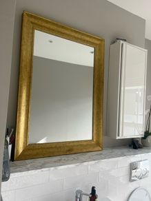 Large Gold Framed Mirror