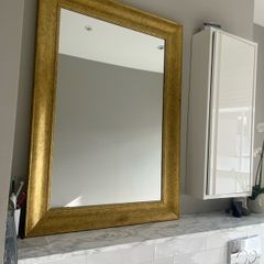 Large Gold Framed Mirror